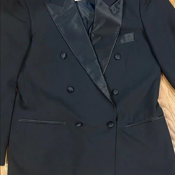 Giorgio capelli Classic Black Double-Breasted Men's Blazer